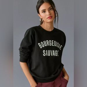 CLARE V Bourgeoisie Sauvage sweatshirt